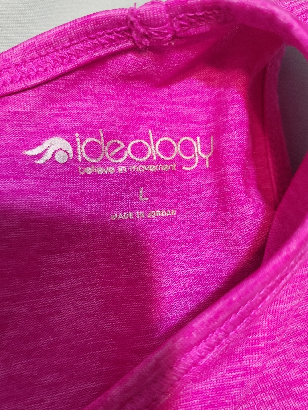 Bright Pink Racerback Tank Top - Picture 4 of 4